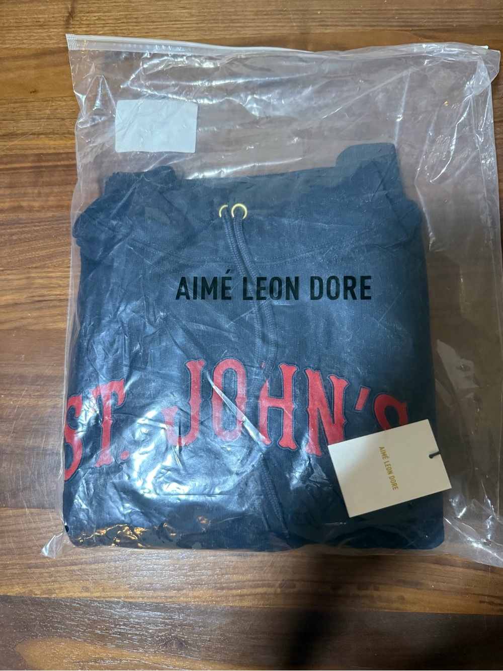 Aime Leon Dore ALD St. John’s Collegiate Hoodie Navy Blazer FW24 Men’s Size XS - Picture 8 of 10